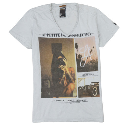 Mens UK Size M Chasin' Grey  T-Shirt