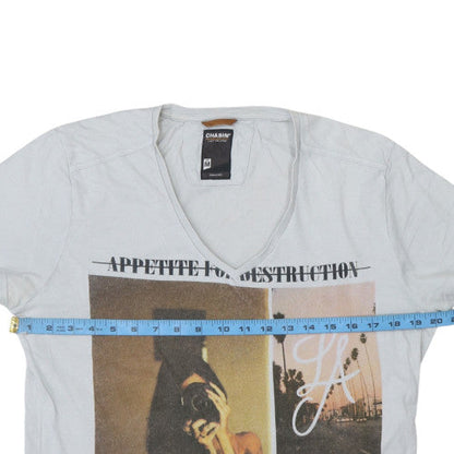 Mens UK Size M Chasin' Grey  T-Shirt