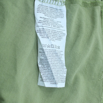 Nike Men's Green Crew Neck Short Sleeve Cotton T-Shirt M
