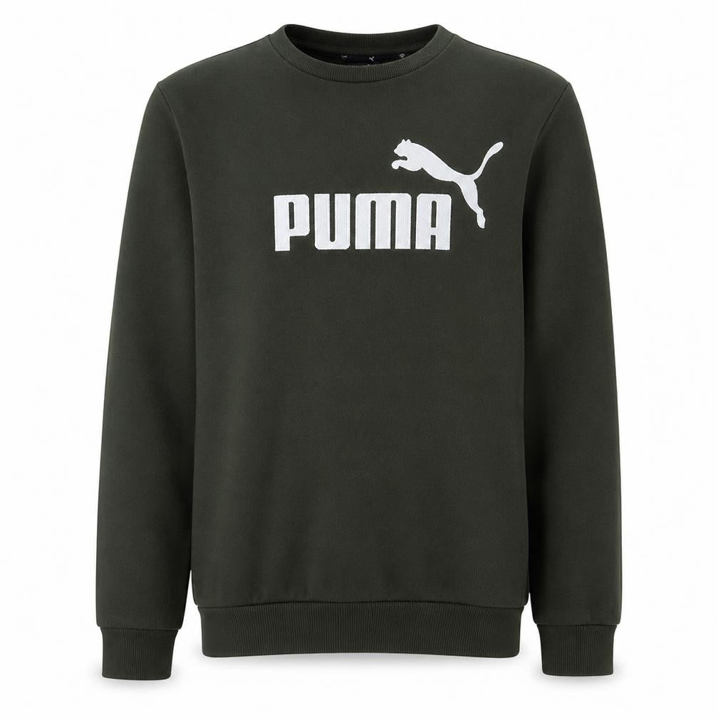 Mens UK Size M PUMA Green Pullover Sweatshirt