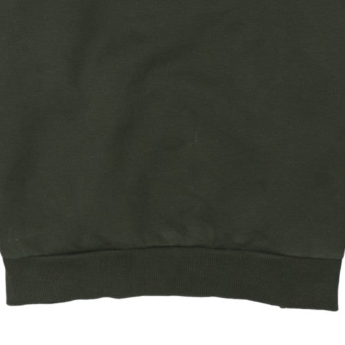 Mens UK Size M PUMA Green Pullover Sweatshirt