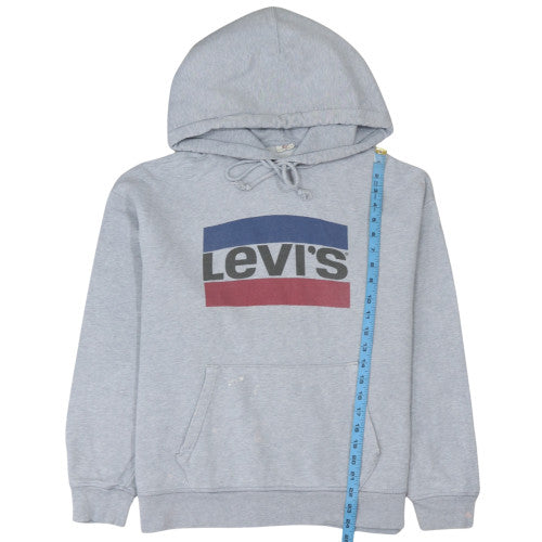 Mens UK Size L Levi's Grey Pullover Hoodie