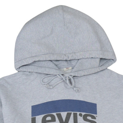 Mens UK Size L Levi's Grey Pullover Hoodie