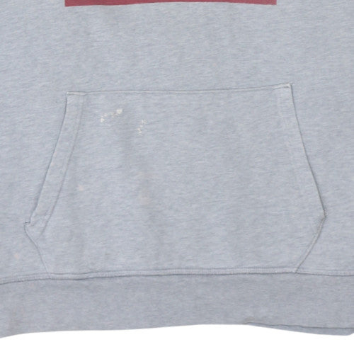 Mens UK Size L Levi's Grey Pullover Hoodie