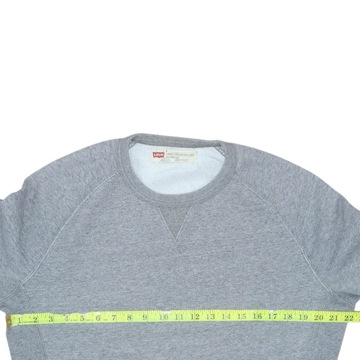 Mens UK Size M Levi's Grey Pullover Sweatshirt