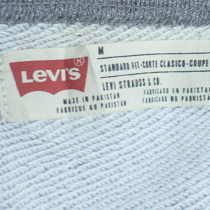 Mens UK Size M Levi's Grey Pullover Sweatshirt