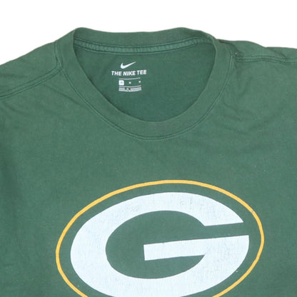 Nike Men's Green Bay Packers Green Short Sleeve Crew Neck T-Shirt Medium