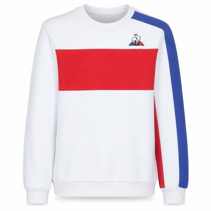 Mens UK Size S le coq sportif White Pullover Sweatshirt