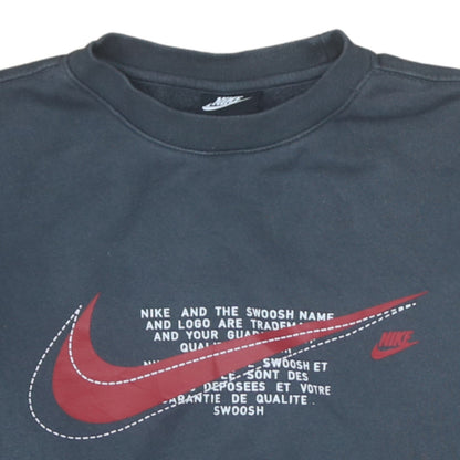 Mens UK Size S Nike Blue Pullover Sweatshirt