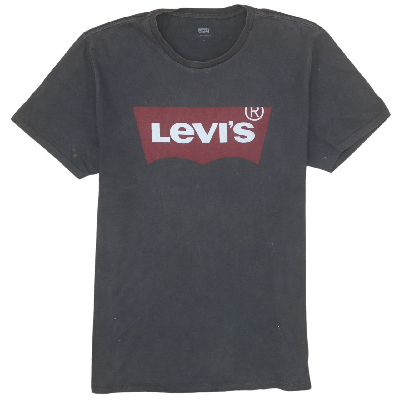 Mens UK Size L Levi's Black  T-Shirt