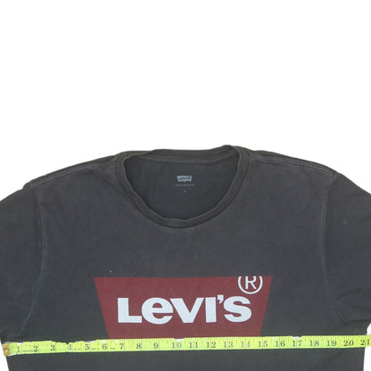 Mens UK Size L Levi's Black  T-Shirt