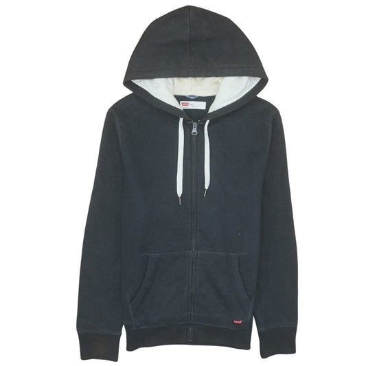 Mens UK Size S Levi's Black Full Zip Hoodie