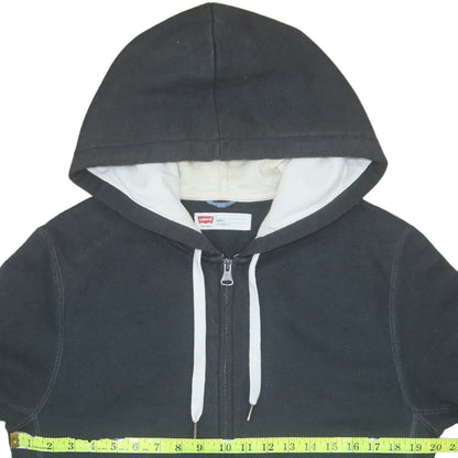 Mens UK Size S Levi's Black Full Zip Hoodie