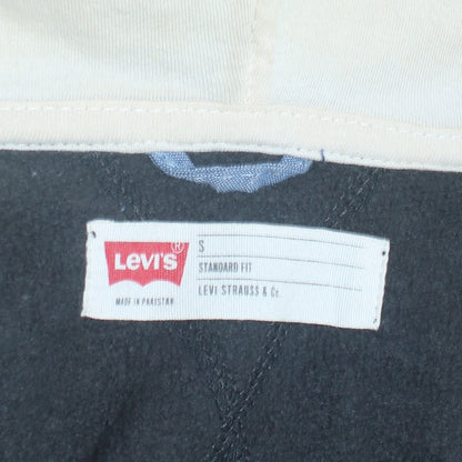 Mens UK Size S Levi's Black Full Zip Hoodie