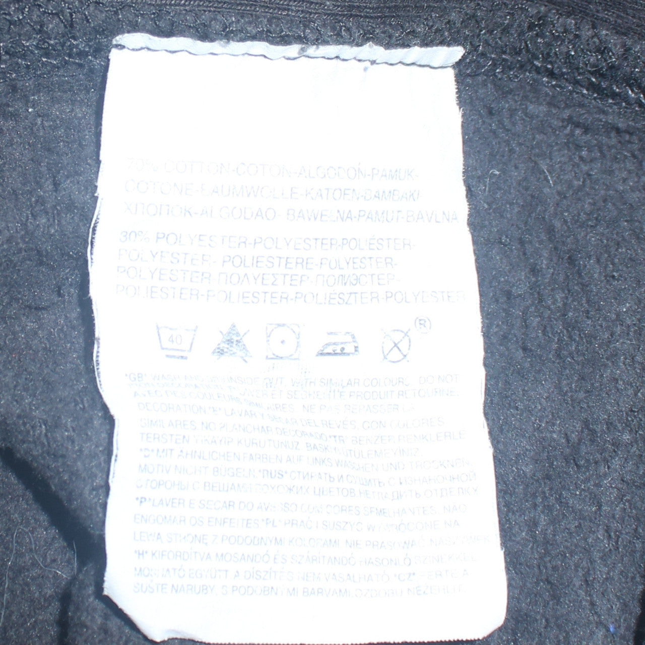 Mens UK Size S Levi's Black Full Zip Hoodie