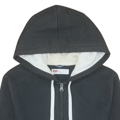 Mens UK Size S Levi's Black Full Zip Hoodie
