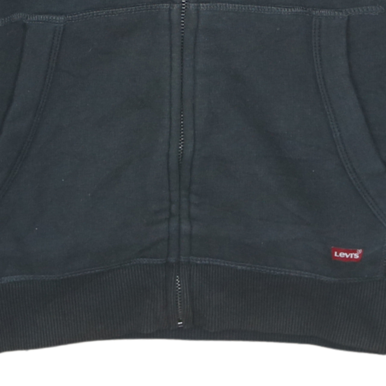 Mens UK Size S Levi's Black Full Zip Hoodie