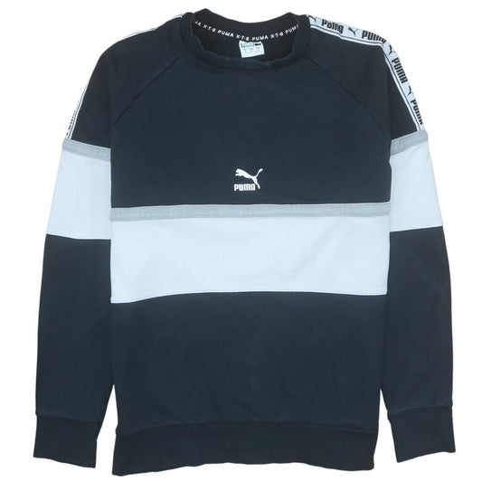 Mens UK Size S PUMA Black Pullover Sweatshirt