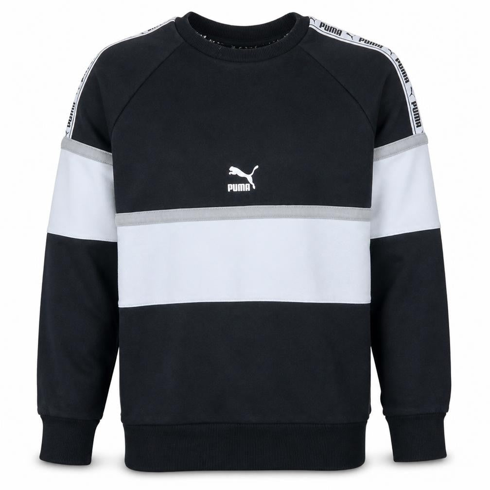 Mens UK Size S PUMA Black Pullover Sweatshirt
