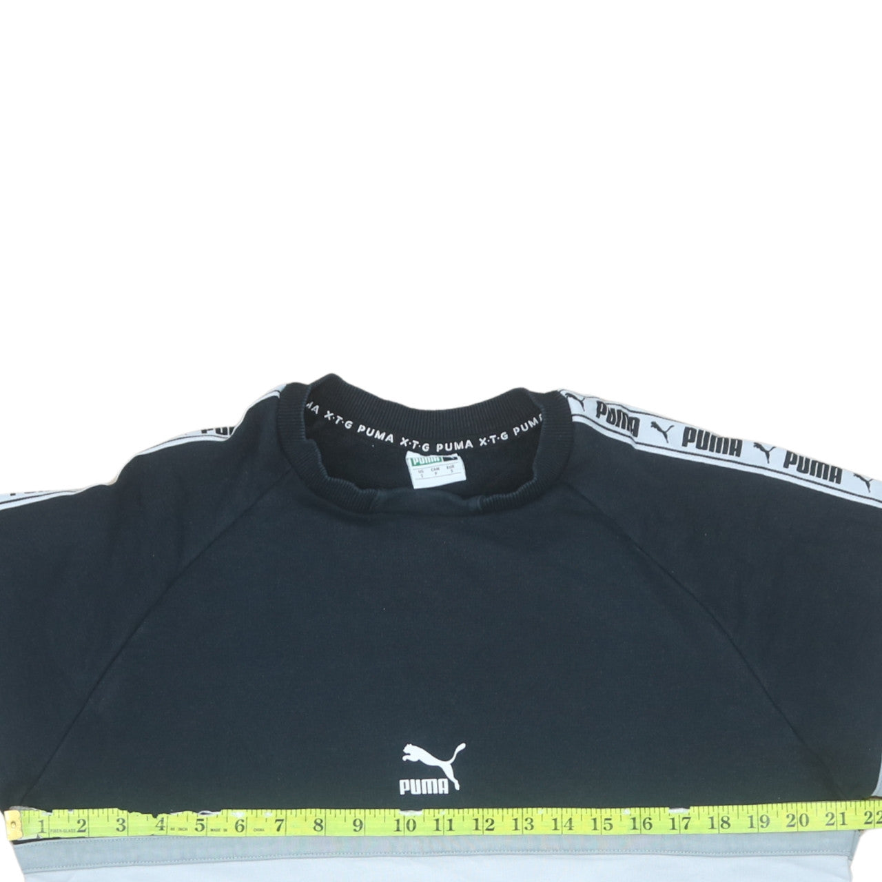 Mens UK Size S PUMA Black Pullover Sweatshirt