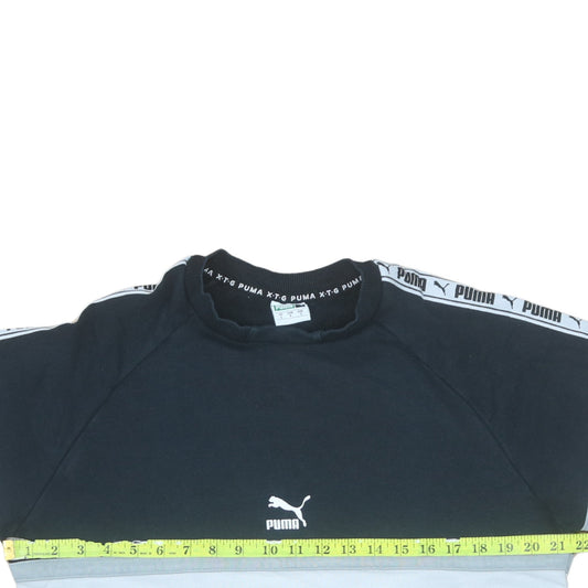 Mens UK Size S PUMA Black Pullover Sweatshirt