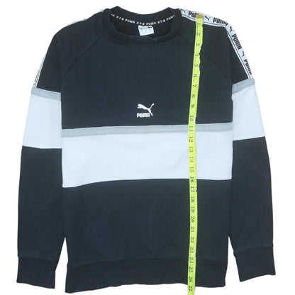 Mens UK Size S PUMA Black Pullover Sweatshirt