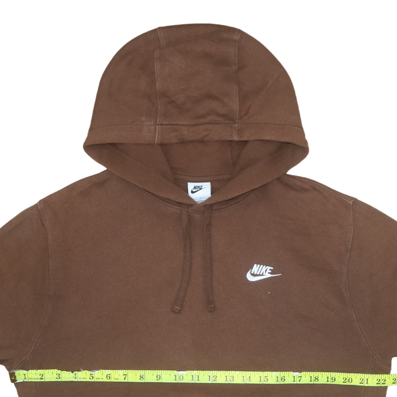 Mens UK Size M Nike Brown Pullover Hoodie