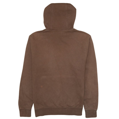 Mens UK Size M Nike Brown Pullover Hoodie