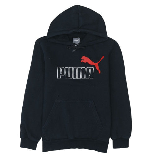 Womens UK Size XS PUMA Black Pullover Hoodie