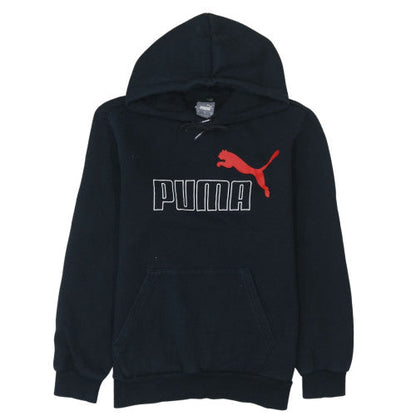 Womens UK Size XS PUMA Black Pullover Hoodie