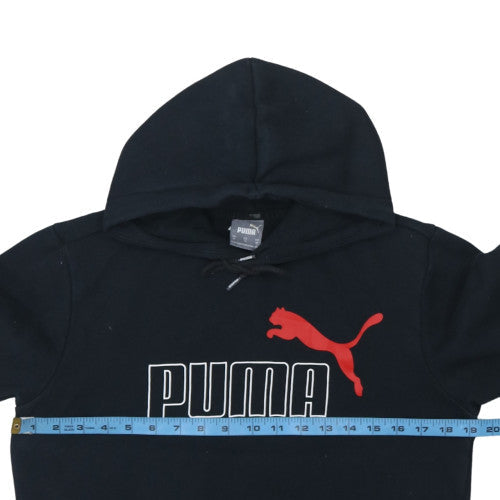 Womens UK Size XS PUMA Black Pullover Hoodie