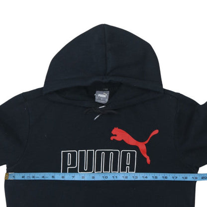 Womens UK Size XS PUMA Black Pullover Hoodie