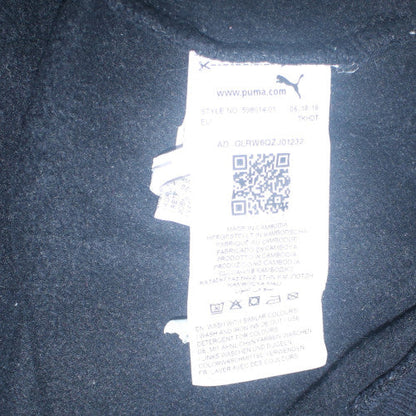 Womens UK Size XS PUMA Black Pullover Hoodie