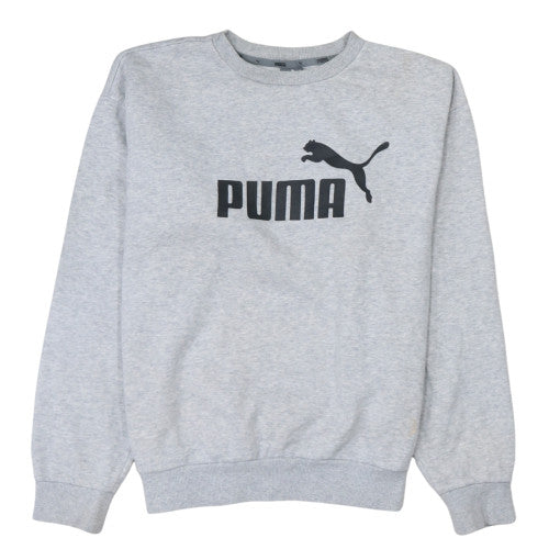 Womens UK Size S PUMA Grey Pullover Sweatshirt