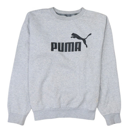Womens UK Size S PUMA Grey Pullover Sweatshirt