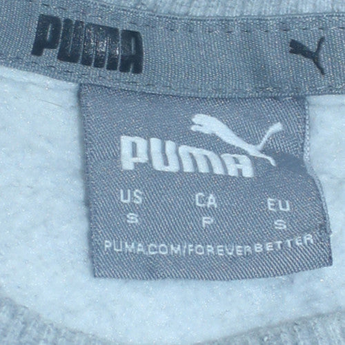 Womens UK Size S PUMA Grey Pullover Sweatshirt