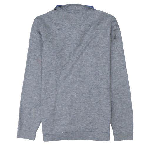 Mens UK Size L HUGO BOSS Grey Henley Sweatshirt