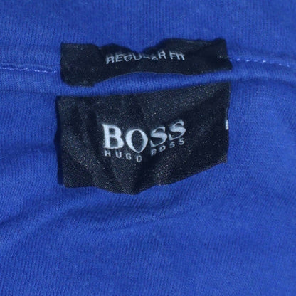 Mens UK Size L HUGO BOSS Grey Henley Sweatshirt