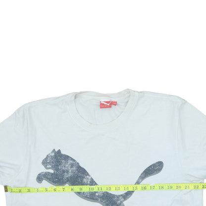 Mens UK Size L PUMA White  T-Shirt