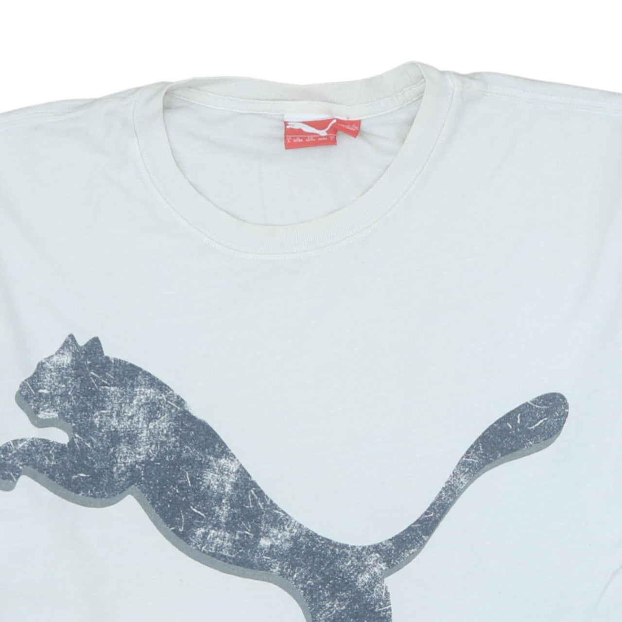 Mens UK Size L PUMA White  T-Shirt