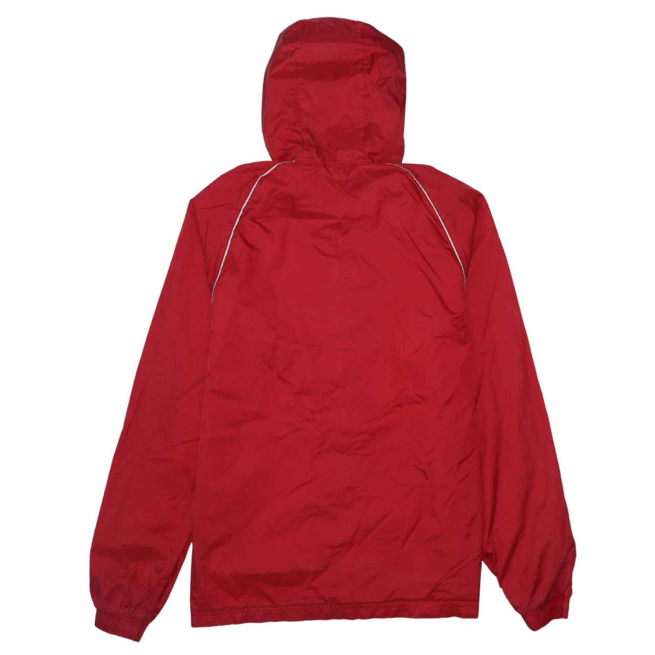 adidas Mens Red XS Lightweight Hooded Windbreaker Jacket