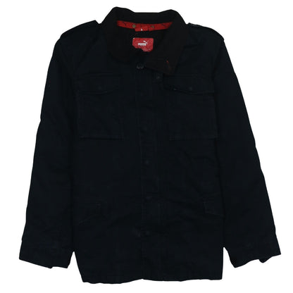 Mens UK Size L PUMA Black Military Jacket