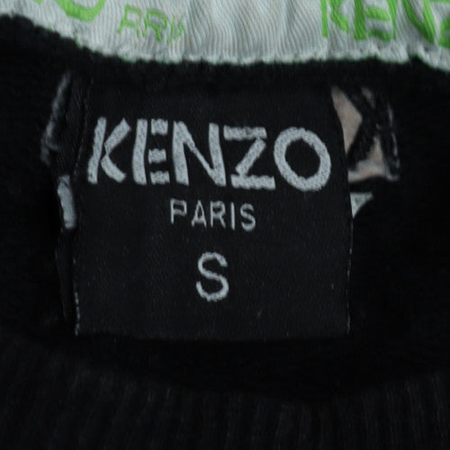 Mens UK Size S KENZO Black Pullover Sweatshirt