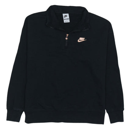 Womens UK Size S Nike Black Pullover Sweatshirt