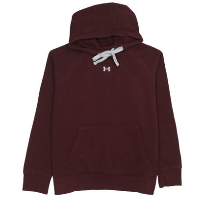 Mens UK Size M Under armour Brown Pullover Hoodie