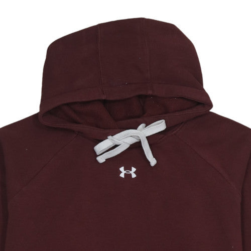 Mens UK Size M Under armour Brown Pullover Hoodie