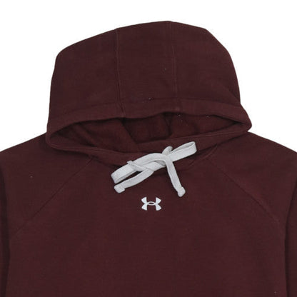 Mens UK Size M Under armour Brown Pullover Hoodie
