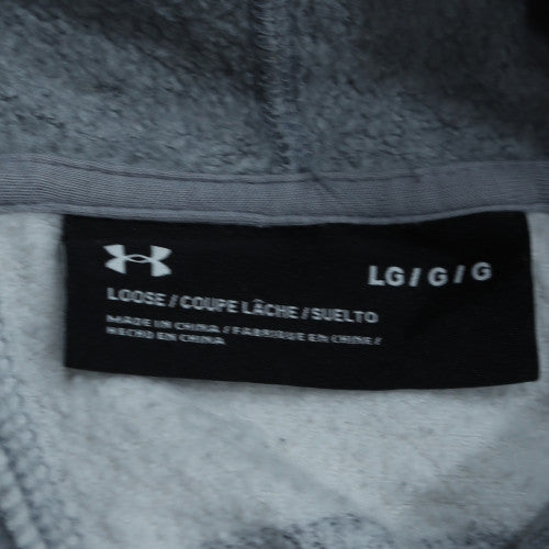 Mens UK Size L Under armour Grey Full Zip Hoodie