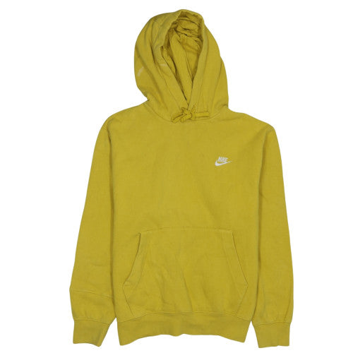 Mens UK Size S Nike Yellow Pullover Hoodie