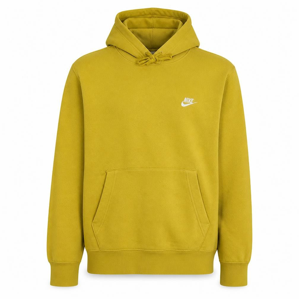 Mens UK Size S Nike Yellow Pullover Hoodie